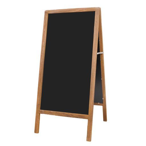 両面立て看板A型ブラックボード高さ94 cmウェルカムボード木製看板スタンド屋外黒板磁石チョークマーカースタンドボー メニューボード木目