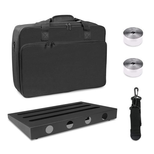 GOKKOギターエフェクターボードペダルボード丈夫で耐用軽量収納バッグ付き ML-455 x 300 61 MM