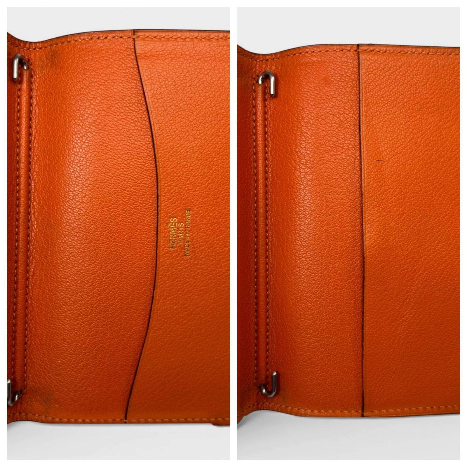 HERMES アジェンダ シェーブル D刻印 GM 手帳カバー - メルカリ