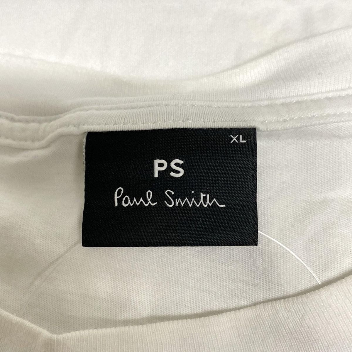 PaulSmith(ポールスミス) 半袖Tシャツ サイズXL メンズ - 白&times;黒&times;マルチ クルーネック