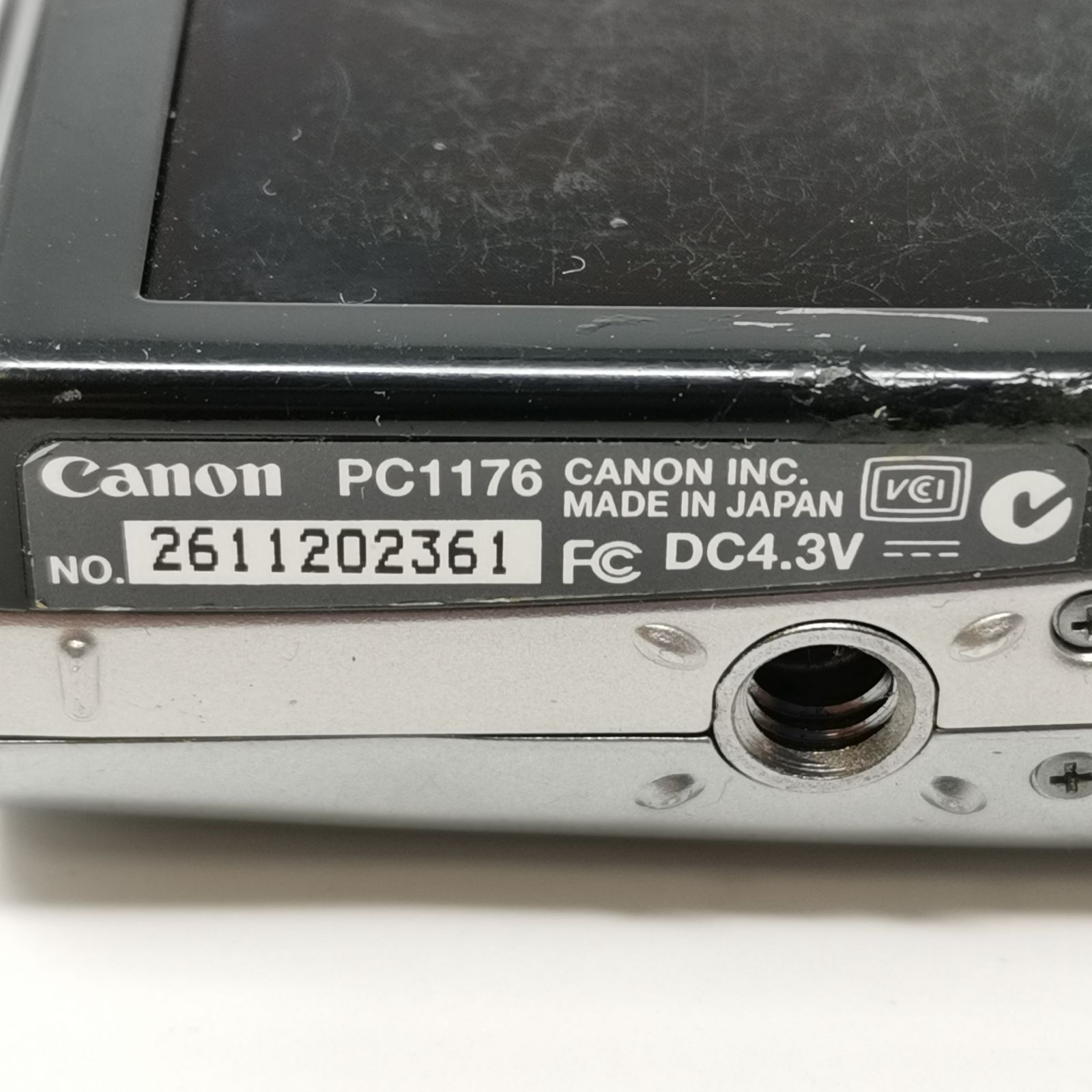 キャノン IXY digital 800 IS デジカメ PC1176 シルバー 動作確認済み