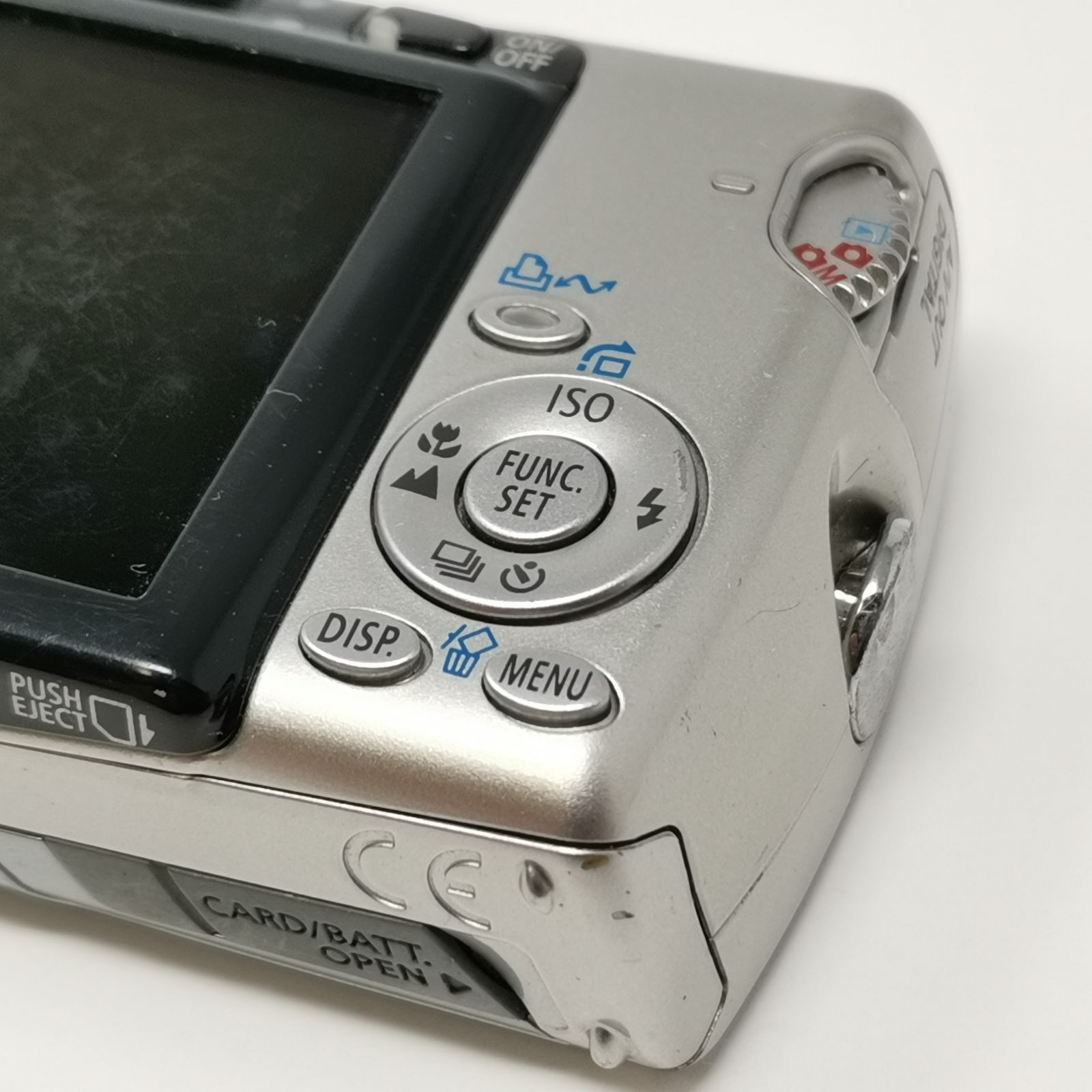 キャノン IXY digital 800 IS デジカメ PC1176 シルバー 動作確認済み