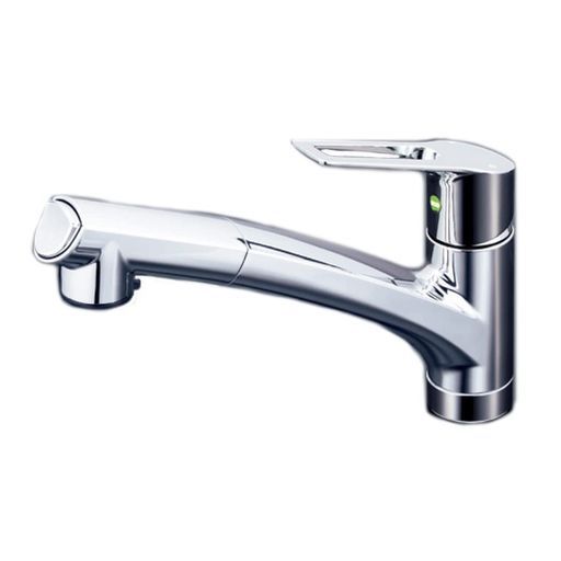 KVKシングルシャワー付混合栓 撥水 eレバー