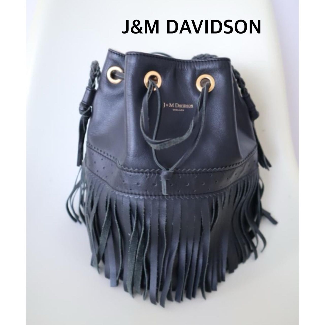 J-M ジェイアンドエムデヴィッドソン カーニバル フリンジバッグ ブラック 黒 肩掛け お出掛け み 6462108