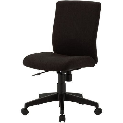 ナカバヤシデスクチェアファブリックチェアブラック87423