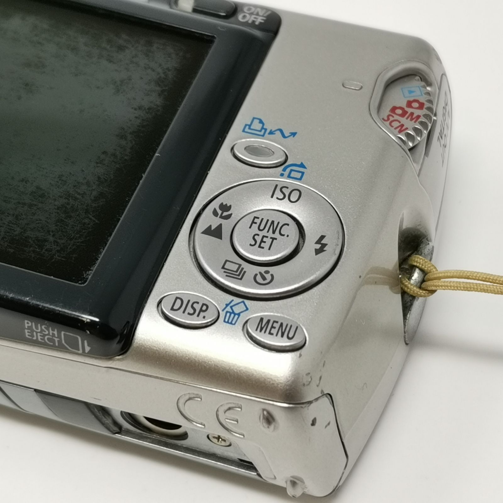 キャノン IXY digital 800 IS デジカメ PC1176 シルバー 動作確認済み