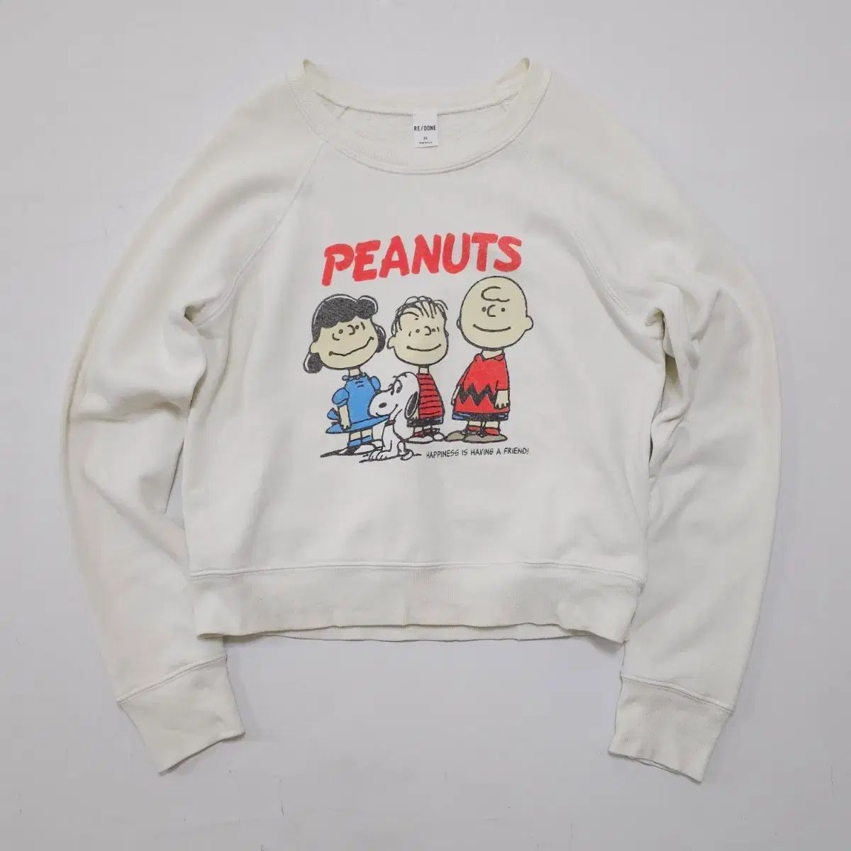 RE|DONE リーダン x SNOOPY ピーナッツ スウェット