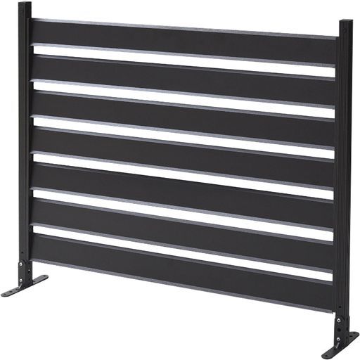 ガーデンマスター Gardenmaster アルミボーダーフェンス 幅90 x高さ79 cm ダークブラウンKABF-90