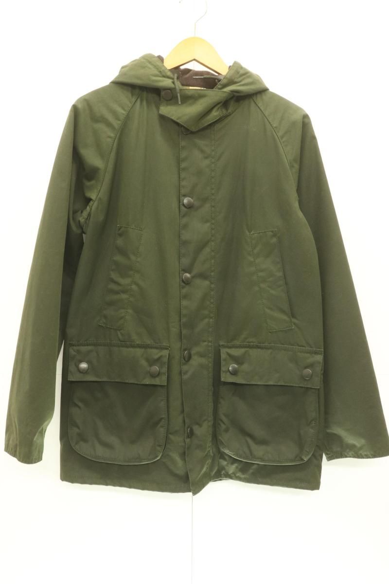 Barbour メンズジャケット 36 SL Bedale Wax Stripe Lining オイルジャケット オリーブ 無地 1502085