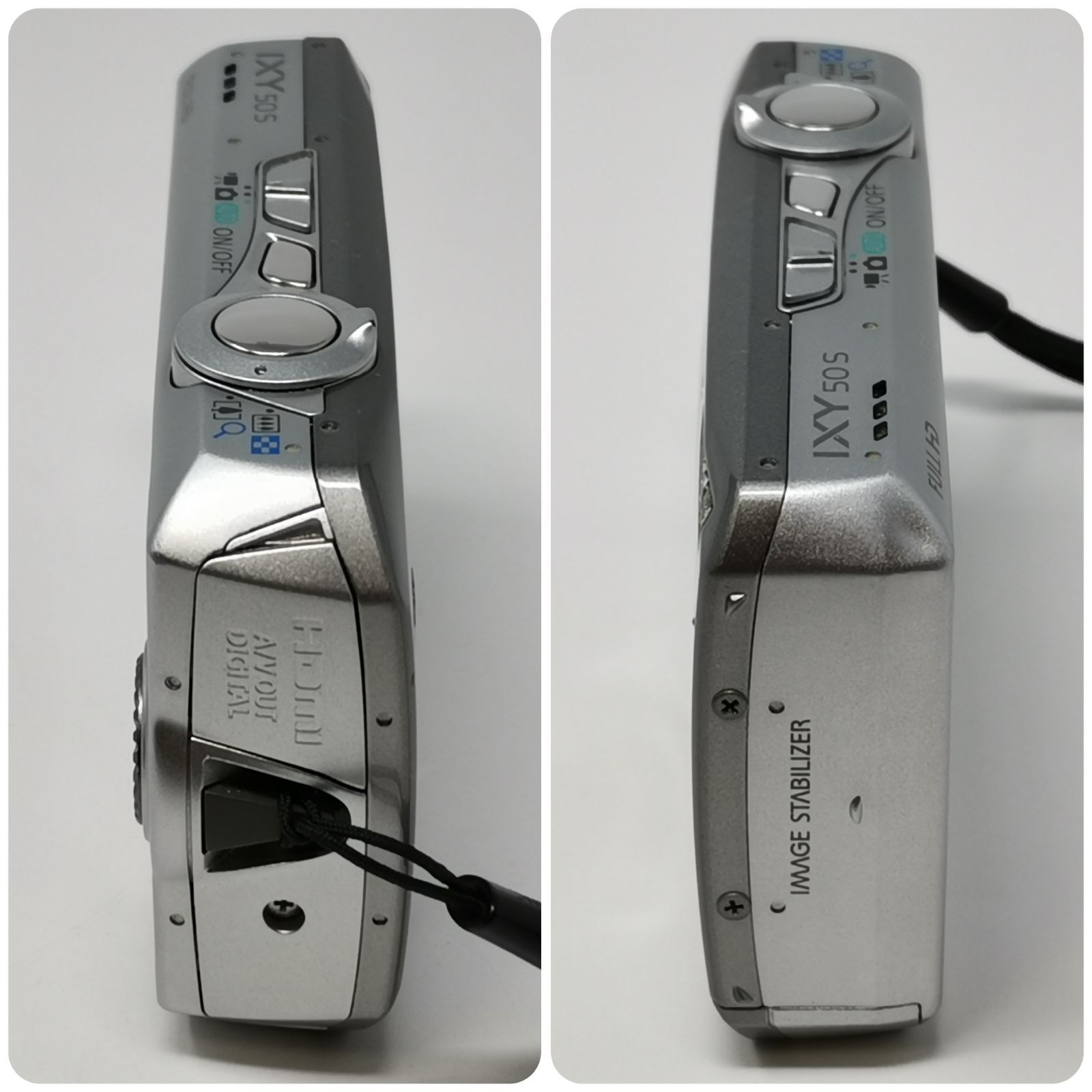 キャノン IXY 50 S シルバーPC1561 デジカメ デジタルカメラ ケース