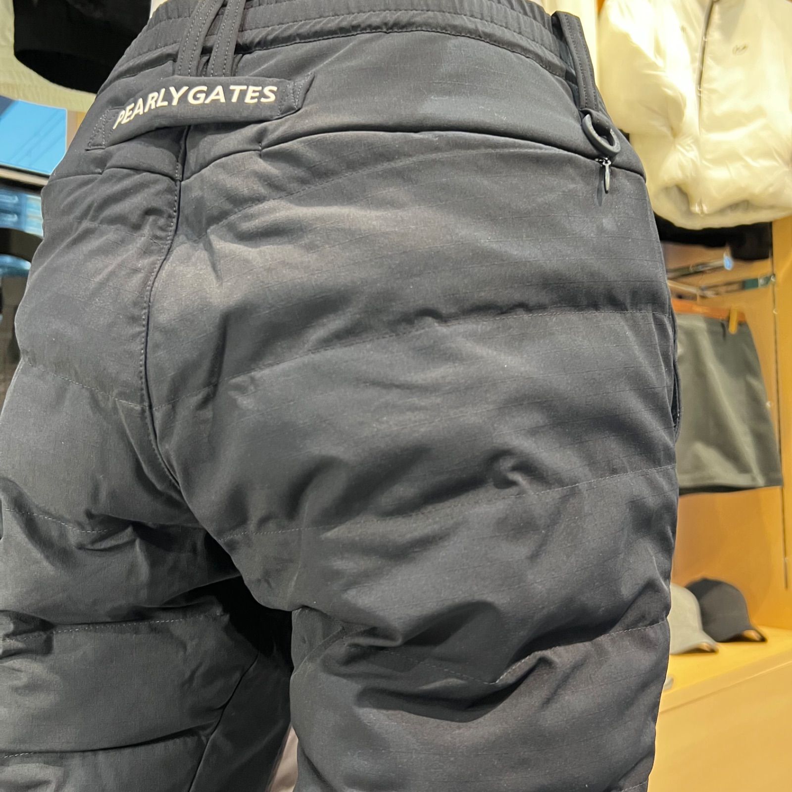 【XL新品タグ付】PEARLY GATES　現行モデル　中綿　蓄熱　パンツ　6 NyストレッチBIGリップストップ中綿パンツ | PEARLY GATES（パーリー