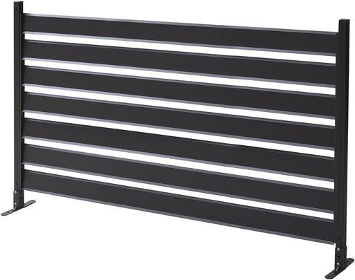 ガーデンマスター Gardenmaster アルミボーダーフェンス 幅120 x高さ79 cm ダークブラウンKABF-120