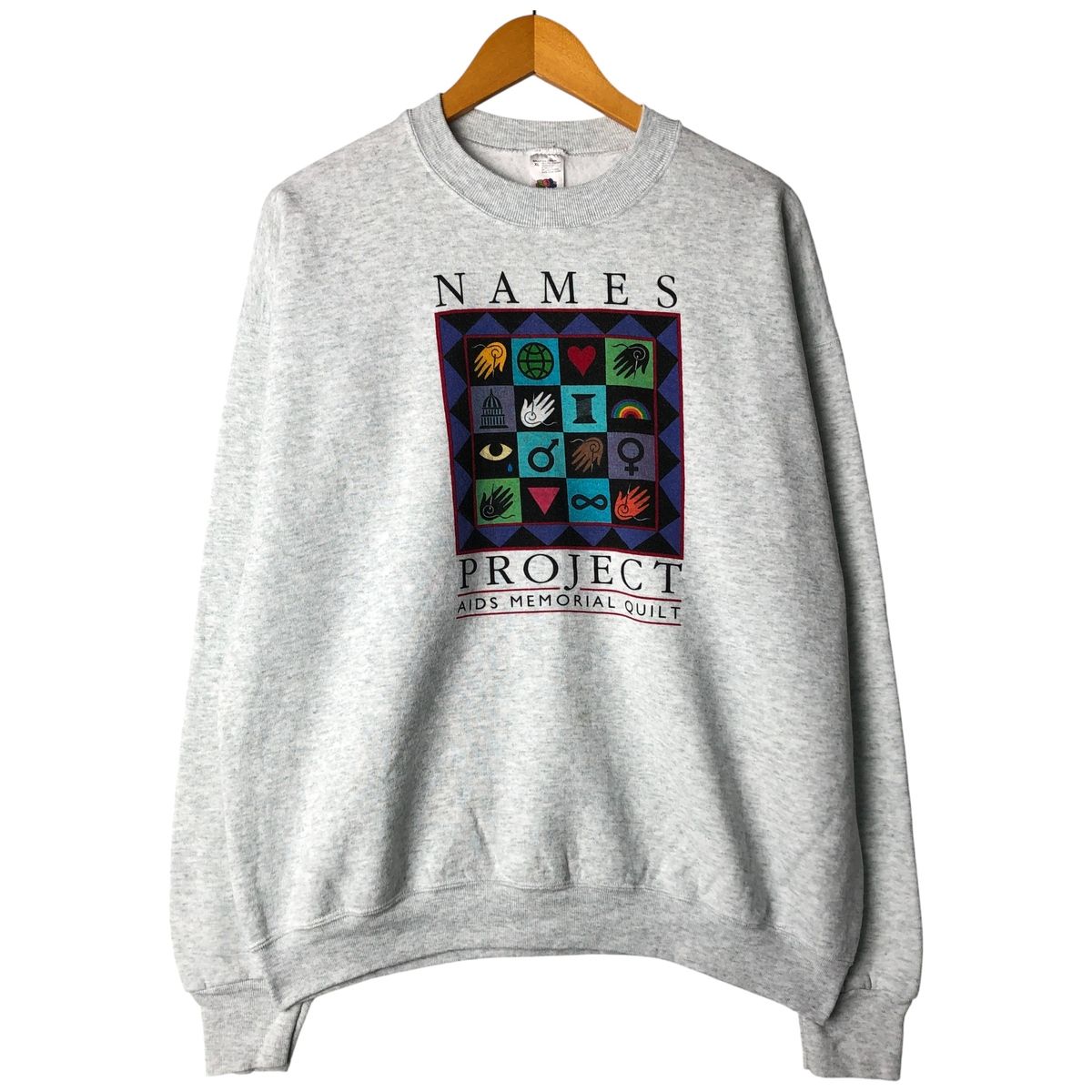 古着 90年代 フルーツオブザルーム FRUIT OF THE LOOM プリントスウェットシャツ トレーナー メンズXL相当 ヴィンテージ|eaa 606535