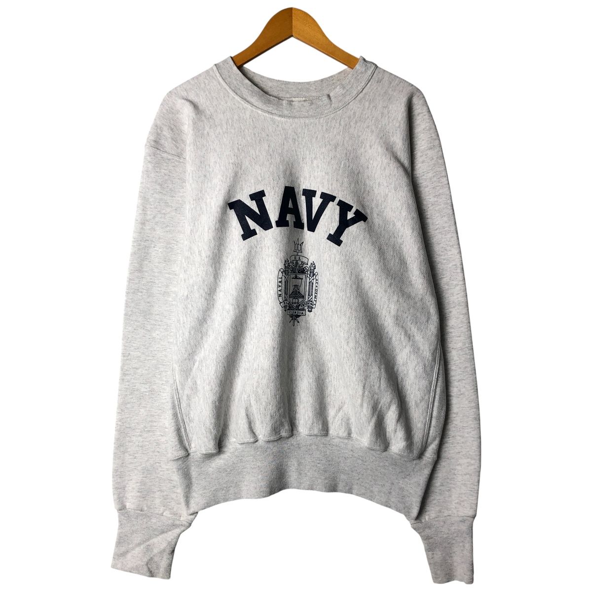 古着 90年代 The Midshipmen Store U.S.NAVY プリントスウェットシャツ トレーナー メンズXL相当 ヴィンテージ|eaa 606536