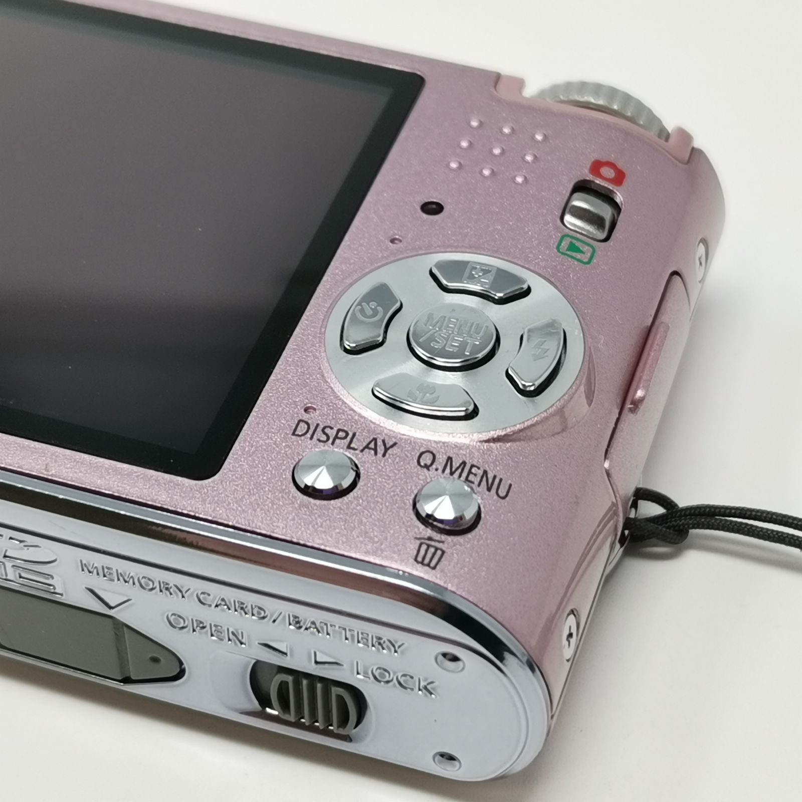 パナソニック LUMIX DMC-FX60 ピンク デジカメ バッテリー/充電器ない