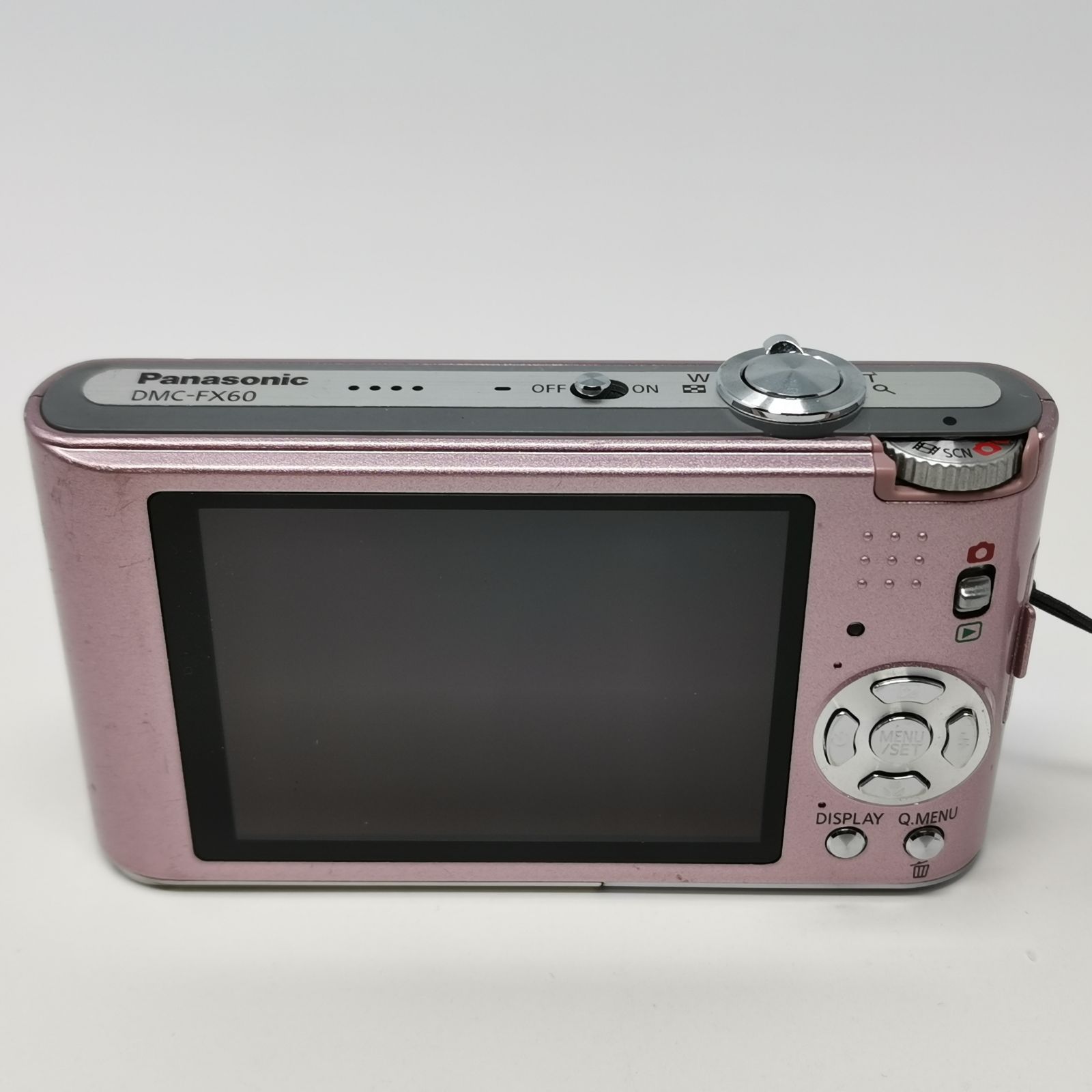 パナソニック LUMIX DMC-FX60 ピンク デジカメ バッテリー/充電器ない