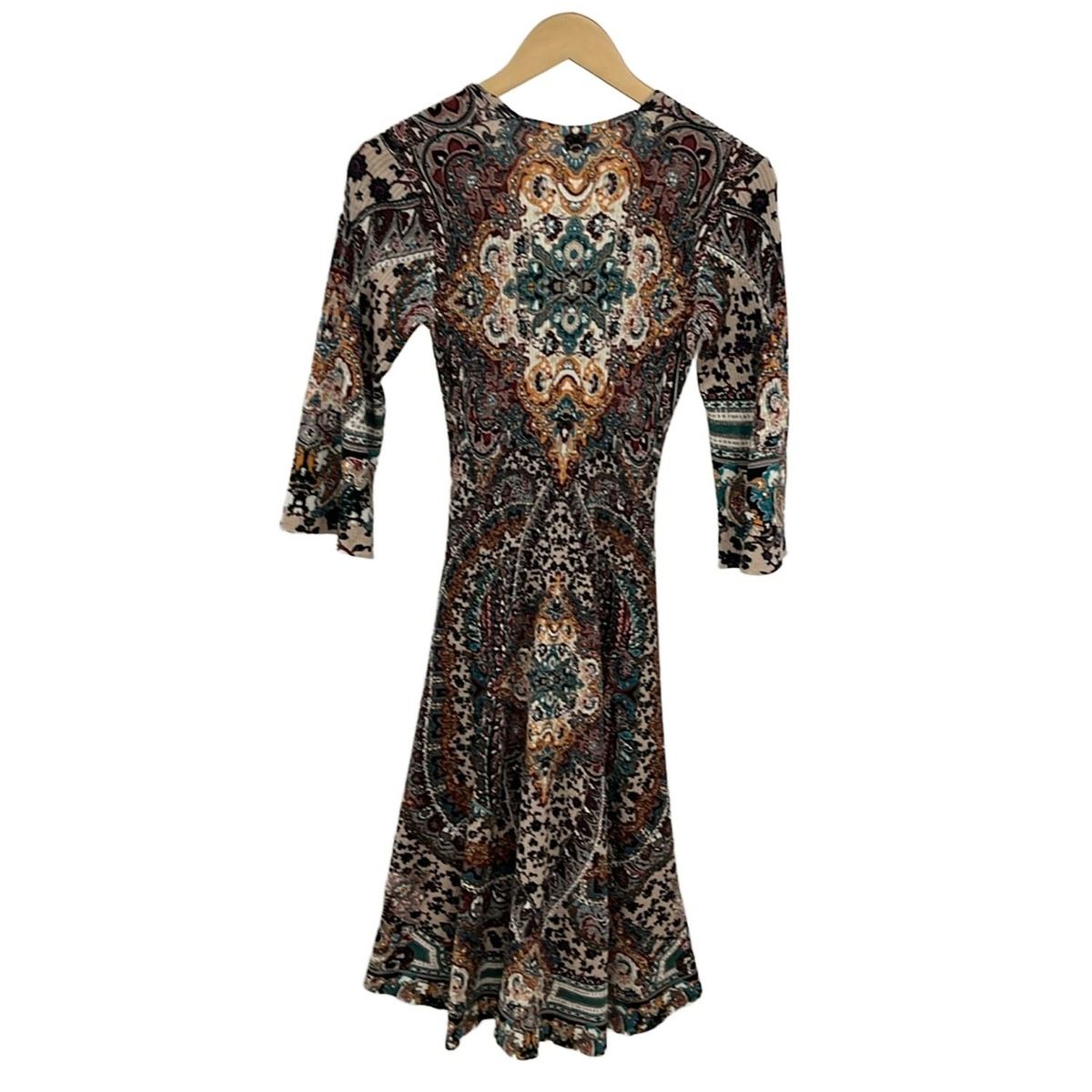 ETRO(エトロ) ワンピース サイズ38 S レディース - アイボリー×グレー