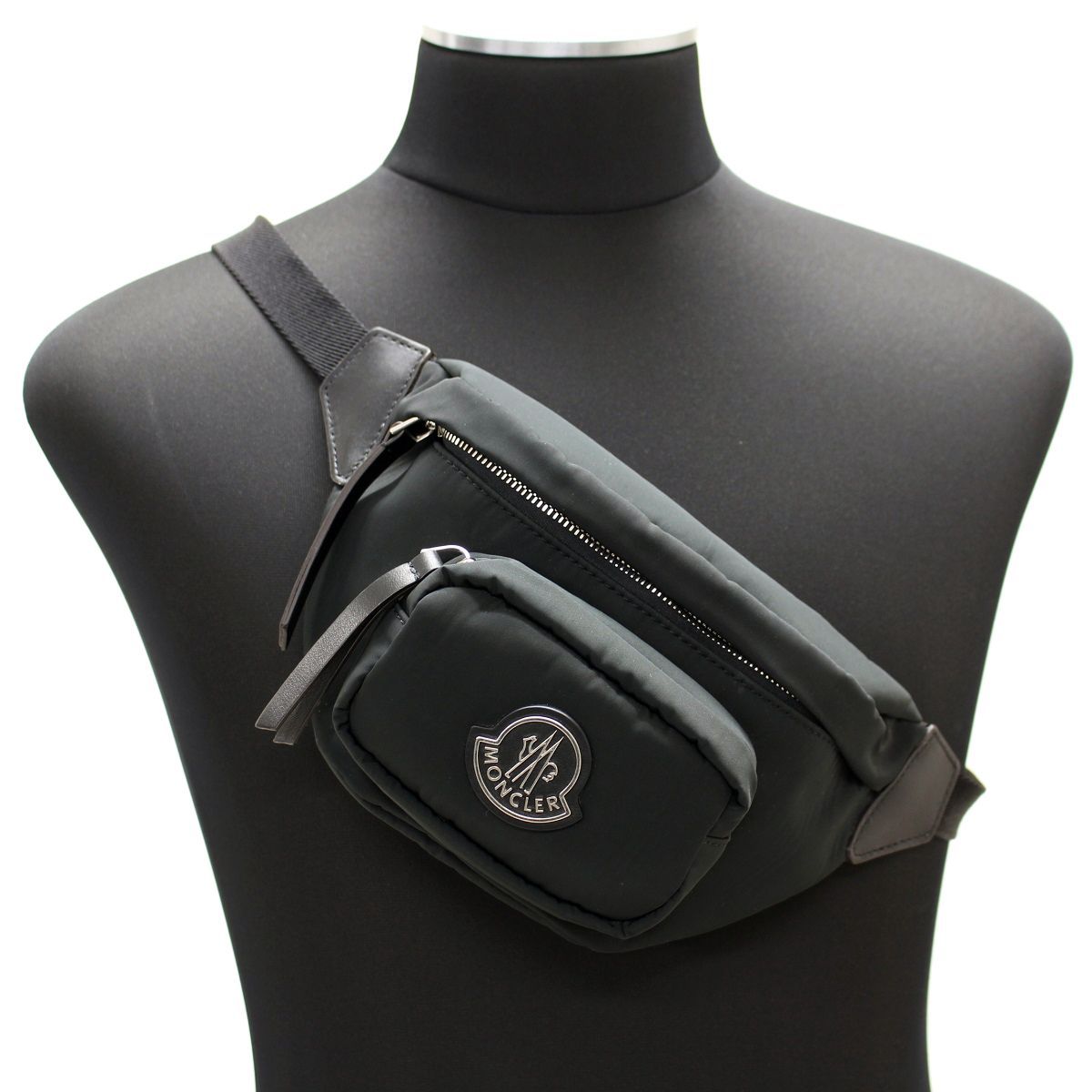 3 MONCLER モンクレール 5 M 00001 4659 FELICIE ブラック ショルダーバッグ ベルトバッグ ボディバッグ ボディバッグ ウエストポーチ バッグ レディース