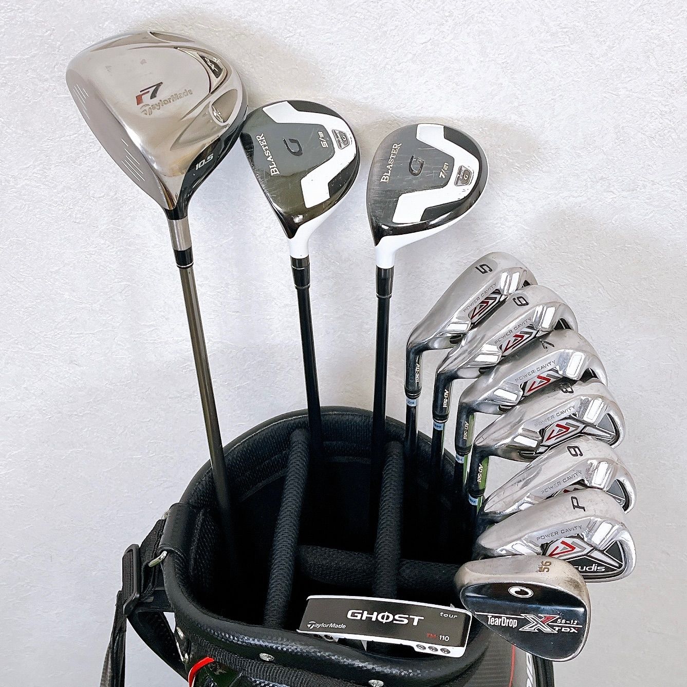レフティ】テーラーメイド r7 メンズゴルフ11本セット 左利き