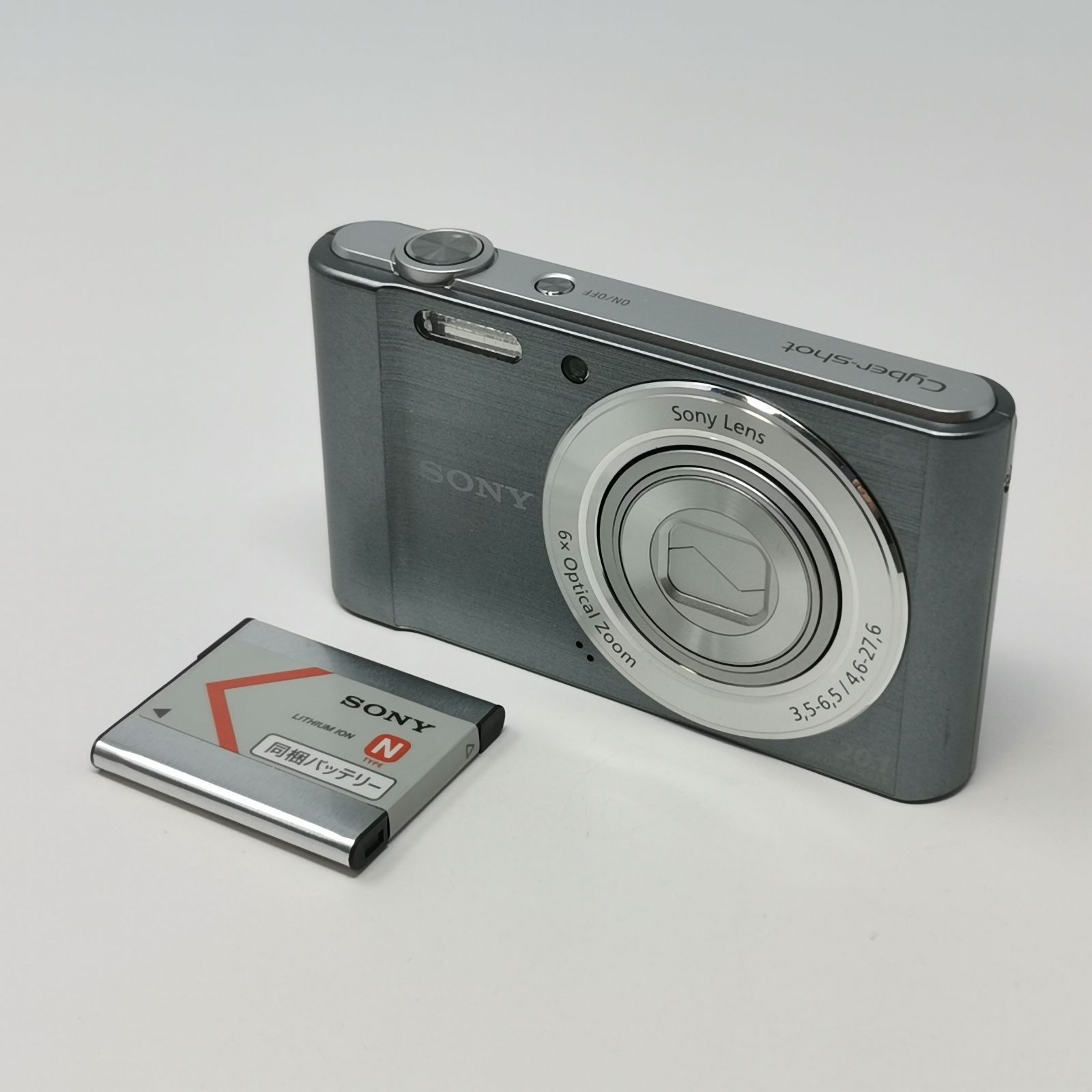 ソニー cyber-shot DSC-W810 シルバー デジカメ 充電器ないため動作