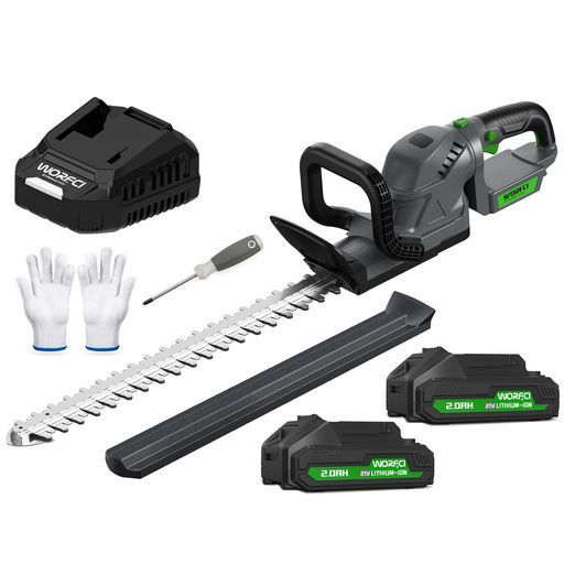 mmヘッジトリマー充電式電動ヘッジトリマー切断径17 mm両刃駆動高速往復刈り剪定トリマー電動トリマーガーデントリマー生け垣トリマー剪定バリカン生垣バリカン植木バリカン草刈…