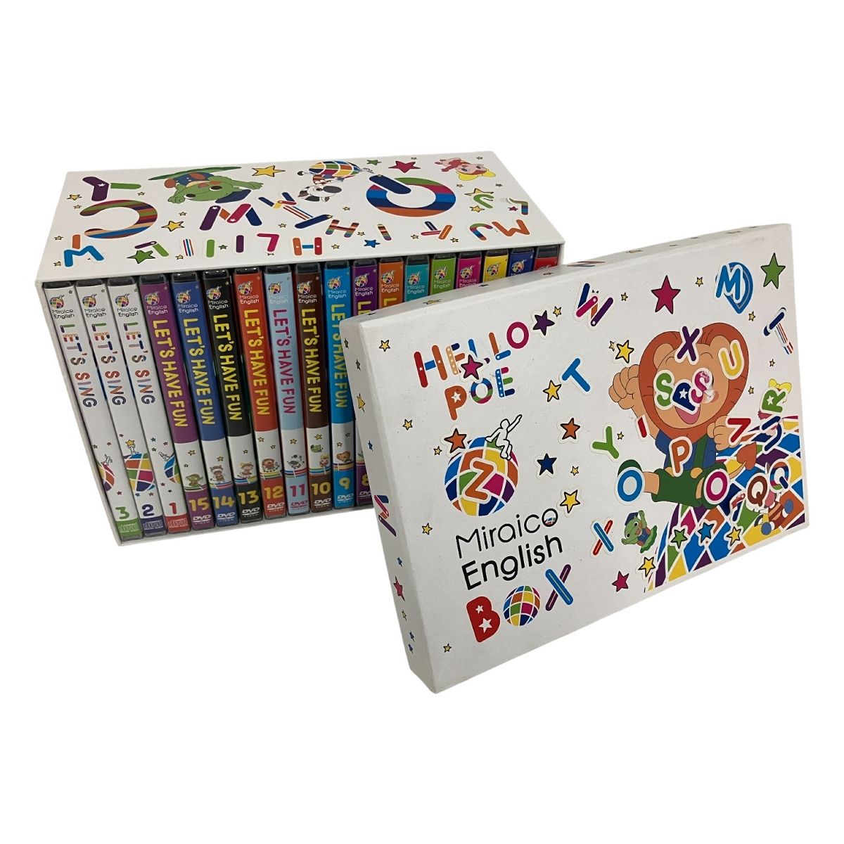 ミライコイングリッシュDVD BOX:MIRAICO English BOX ※シール 中古