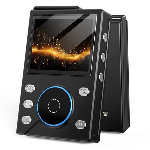 MP 3プレーヤーBluethtooth 5.3 HIFIロスレス音質-長時間再生 音楽プレイヤーデジタルオーディオプレーヤー16 GBメモリー内蔵64 GBメモリーカード付き256 GBまで拡張 操作性RKNanoDチップ内蔵