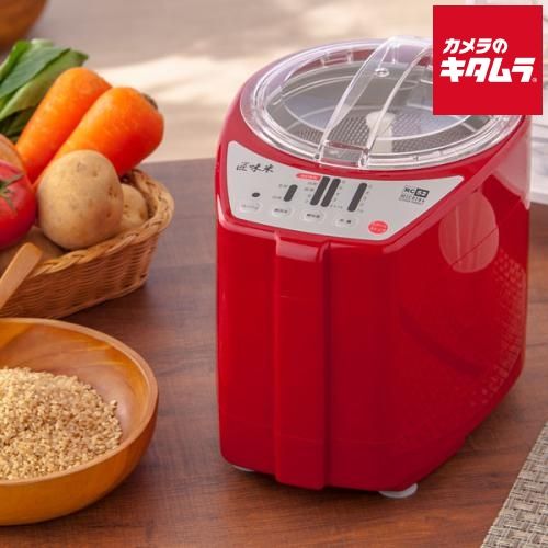 納期 中旬以降予約受付中 山本電気 家庭用精米機 匠味米 MB-RC 52 R レッド