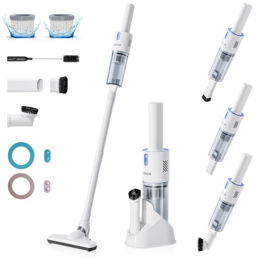 掃除機コードレス 2025革新版 28000強力吸引40分間連続稼働軽量収納スタンド付Type-C充電式ハンディスティッククリーナーLEACCOHOMEvacuumcleanercordlessそうじき電気掃除機