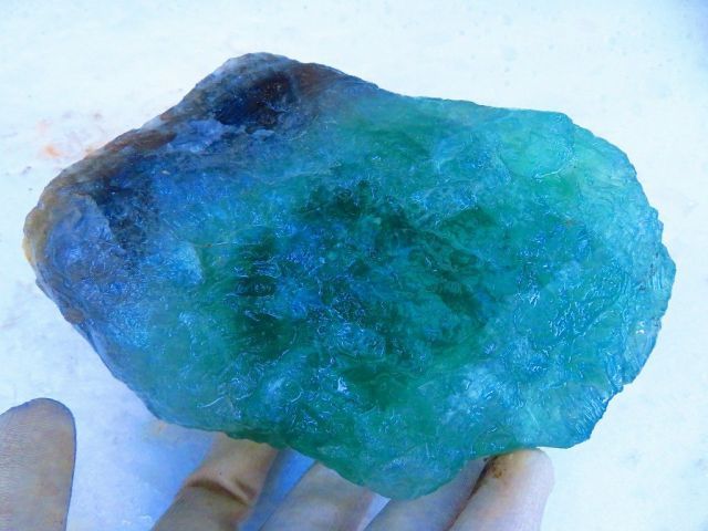 巨大！超迫力の3.02kg ☆アメリカ イリノイ州産 フローライト 原石