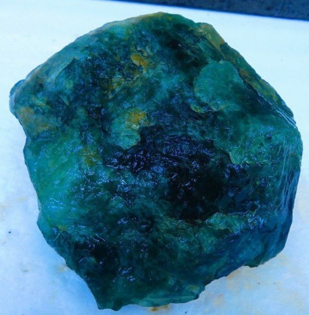 巨大！超迫力の1.65kg ☆アメリカ イリノイ州産 フローライト 原石