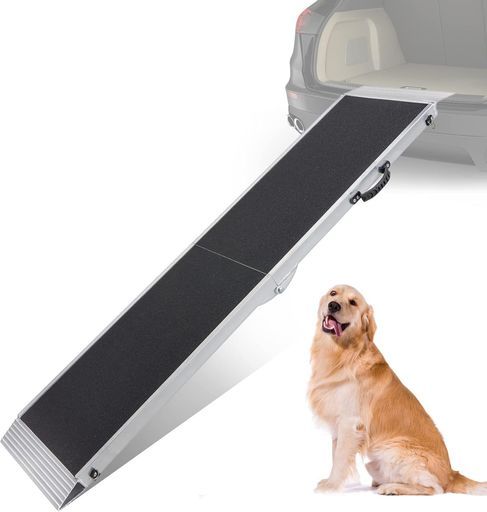 gardhom犬用車スロープアルミ製軽量携帯便利耐荷重180 kg折り畳み式長さ213 cm幅38 cmペットスロープ小型犬|大型犬に適用ドッグスロープ室内屋外玄関階段