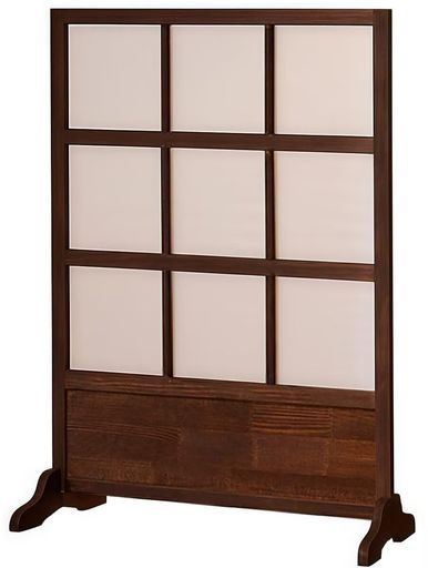 EastEamilyパーテーション間仕切りスクリーン1連幅60 cm高さ80 cm布タイプ屏風衝立木製フレーム頑丈安定目隠し室内遮光自立式組み立て簡単リビング玄関和室ティールーム事務所