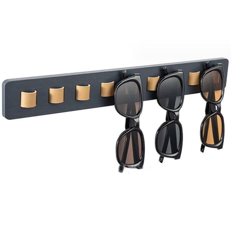 眼鏡収納 メガネスタンド 壁掛け 9本掛け 北欧風 デザイン 男前