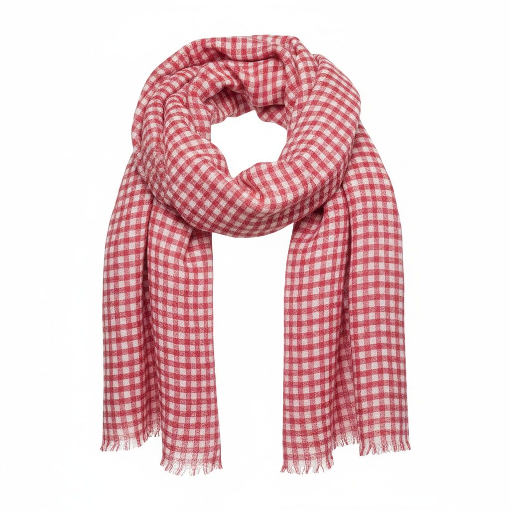 apuntob（アプントビー） ☆ ③ ギンガムチェックカシミヤストール