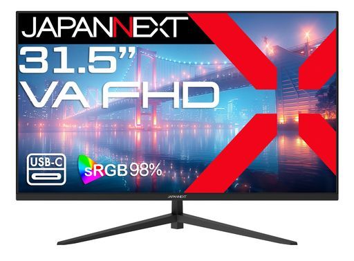 .5インチVAパネル搭載フルHD 1920 x 1080 解像度液晶モニターJN-V 315 F 2-C 6 HDMIDisplayPortUSB-C 最大65 W給電 sRGB 98% 2年保証