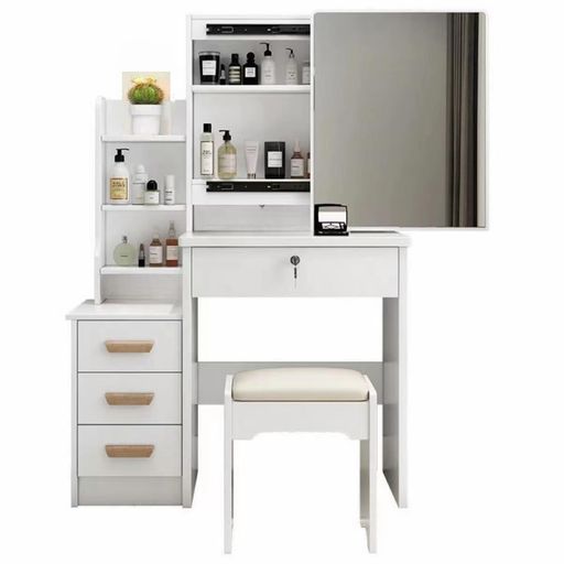 送料無料　VEEZHA ドレッサー 化粧台 鏡台 化妆台 化粧テーブル 白 Amazon｜VEEZHA ドレッサー 化粧台 鏡台 化妆台 化粧テーブル｜鏡台