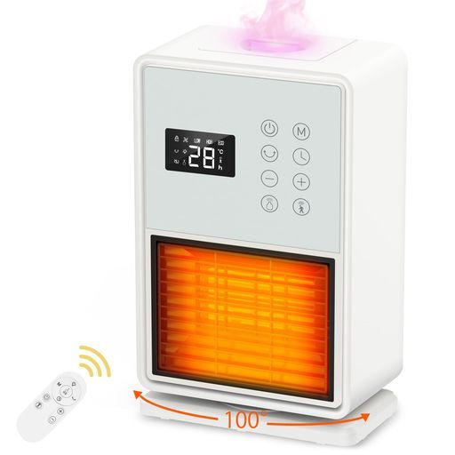 送料無料】セラミックヒーター 【3in1 暖房・加湿・空気清浄】電気 