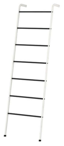 大竹産業立て掛けハンガーハンガーラックハンガーはしごラダーフレーム幅約48 x奥行約30 x高さ約160.5 cmホワイトOVT-F 21 WH