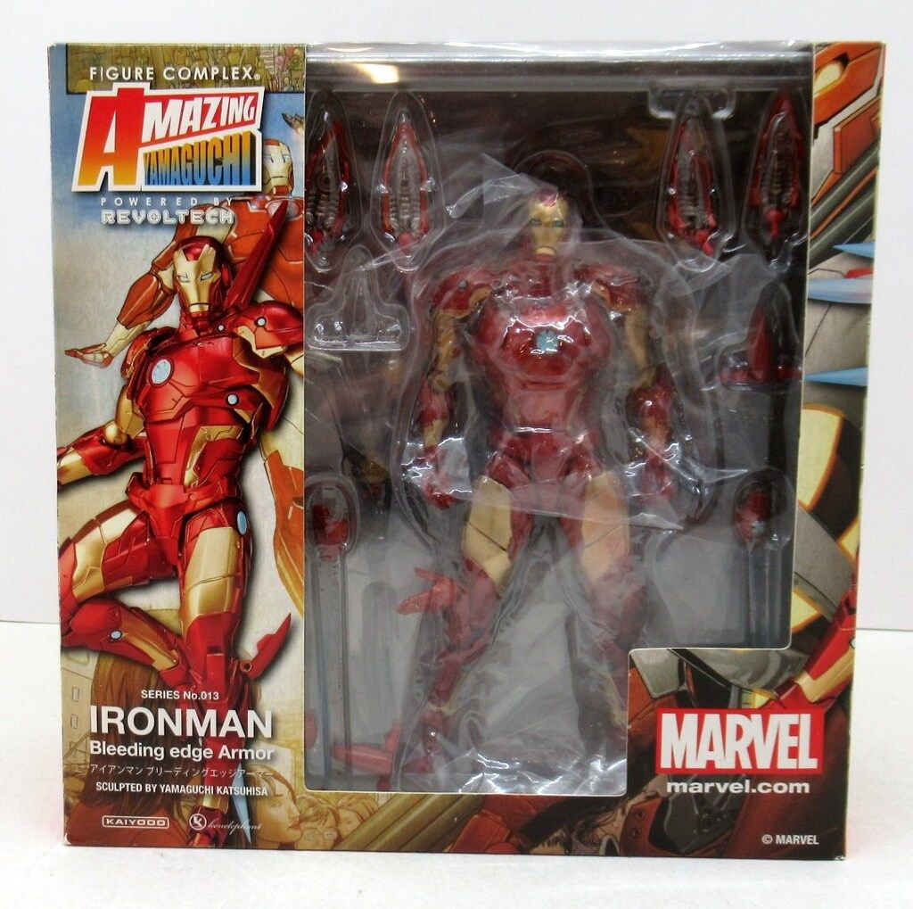 海洋堂 AMAZING YAMAGUCHI IRON MAN IRON MAN / BLEEDING EDGE ARMOR