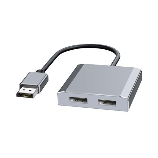 DisplayPorttoデュアルDisplayPortスプリッターアダプター4 K 60 Hzデュアルモニター拡張MSTdisplayPort分配器アダプター拡張モード対応1入力2出力デスクトップPC|ノートPC用