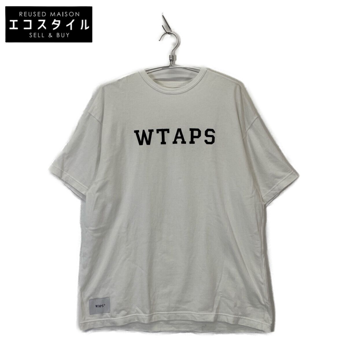 WTAPS ダブルタップス 241 ATDT-CSM 21 ﾎﾜｲﾄ ﾛｺﾞ 半袖Tｼｬﾂ X 3