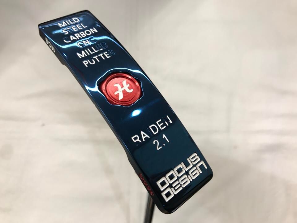 ハラケン DOCUS RAIDEN 2.1 BLUE Limited 100 パター ゴルフドゥ NEXT