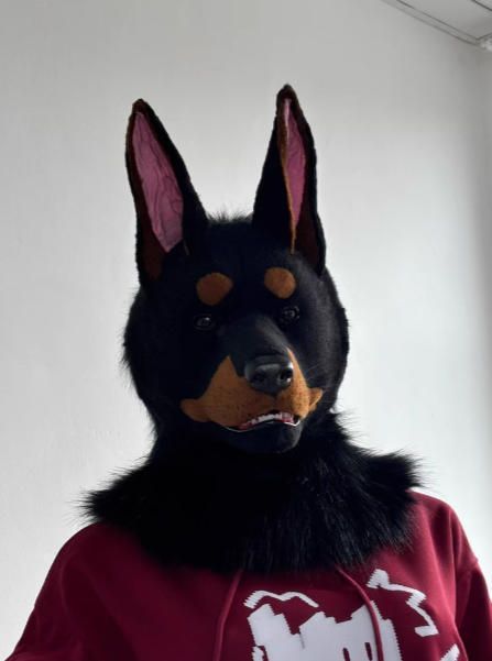 着ぐるみヘッド 犬 NO.488 リアルスタイル 全頭ヘッド ケモノ ファースーツ ぬいぐるみ コスプレ コスチューム kigurumi 一点物