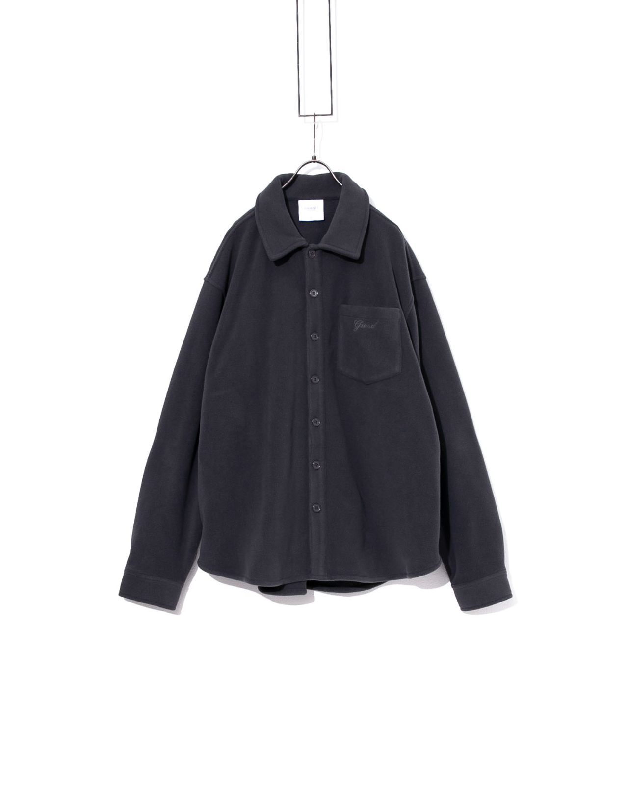 GRAND COLLECTION グランドコレクション フリースシャツ POLAR FLEECE BUTTON UP OVERSHIRT