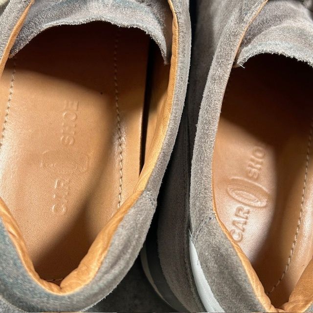 CAR SHOE カーシュー 靴 スウェードスニーカー メンズ 8 イタリア製 グレー CAR SHOE カーシュー 靴 スウェードスニーカー メンズ 8 イタリア製
