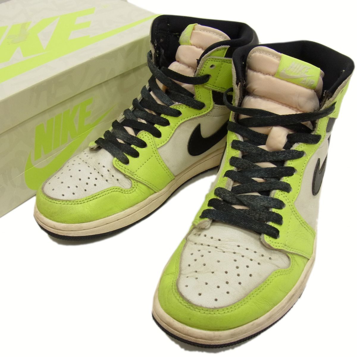 NIKE AIR JORDAN 1 RETRO HIGH OG スニーカー メンズ ナイキ ハイカット エアジョーダン1 クラック加工 ワックス加工