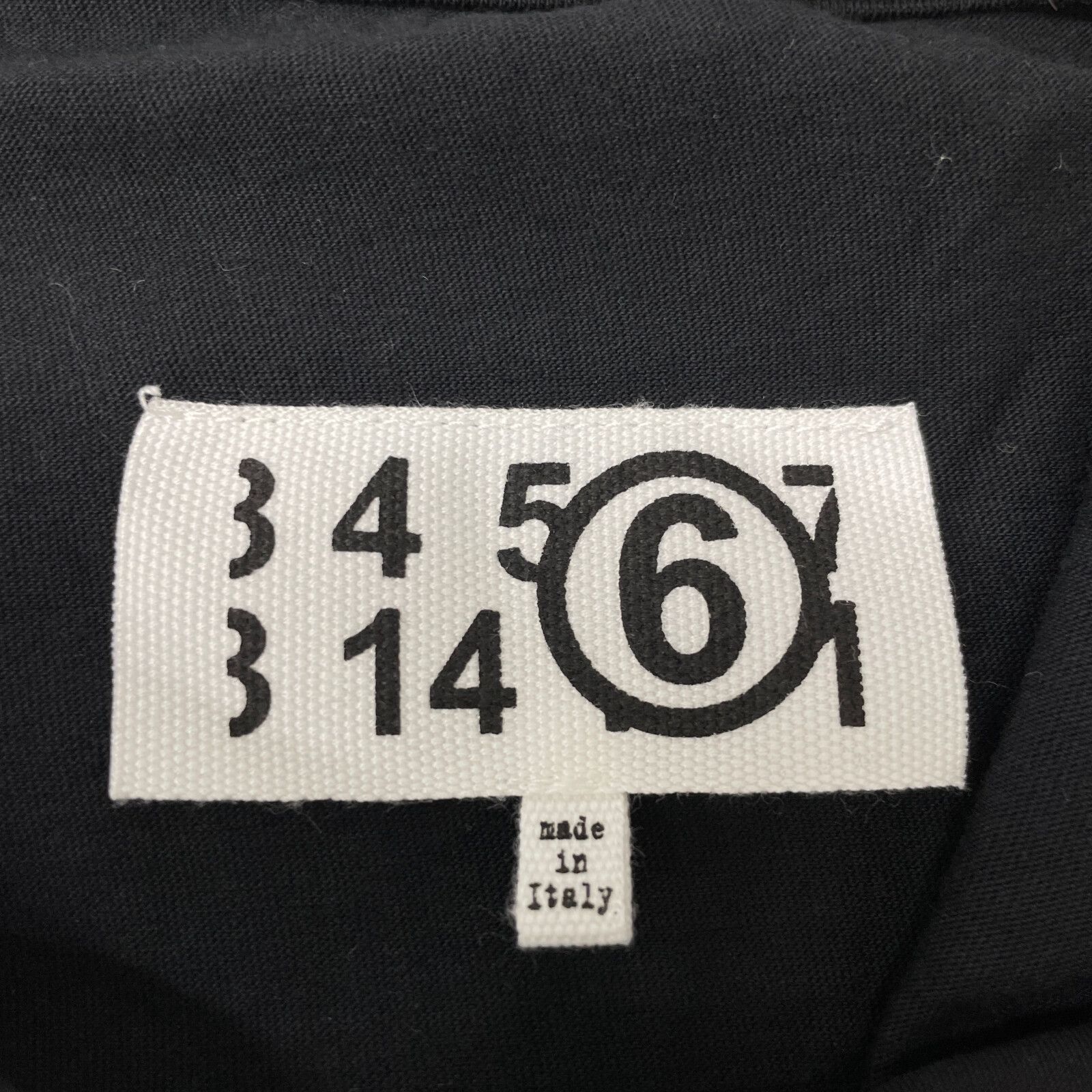  MM 6 エムエムシックス ブラック コットン レースコンビ ショートスリーブワンピース その他 その他