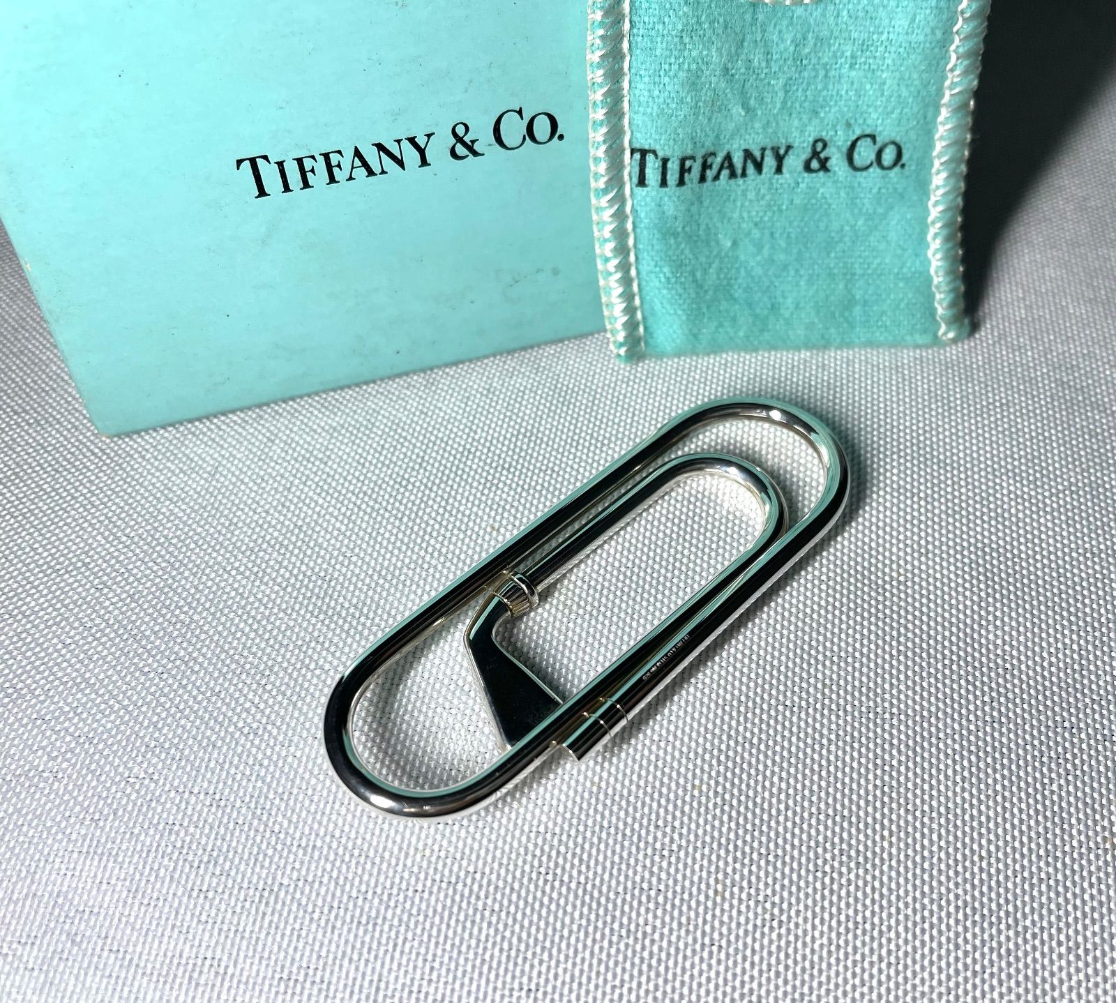 美品 希少 TIFFANY ティファニー ゴルフデザイン 鏡面スターリング