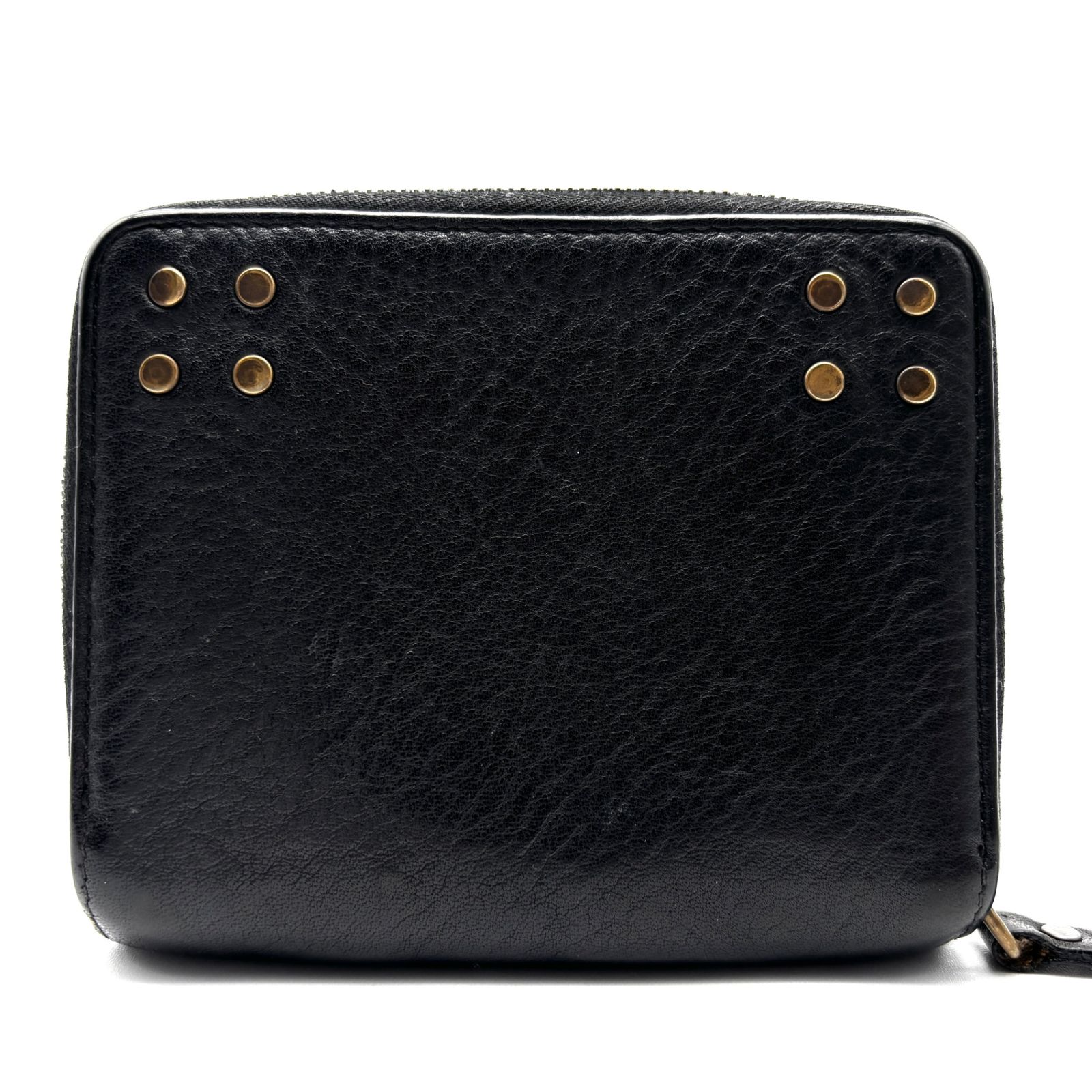 美品 CELINE セリーヌ 二つ折り財布 トリオンフ マカダム ラウンド